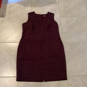 Elegant Burgundy Dress